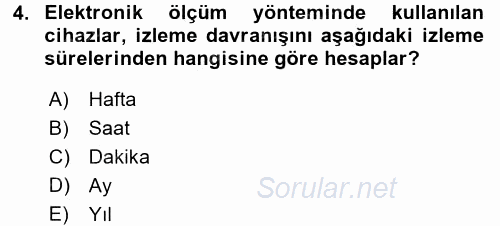 Radyo ve Televizyon İşletmeciliği 2015 - 2016 Dönem Sonu Sınavı 4.Soru