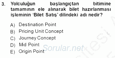 Bilet Satış 2014 - 2015 Ara Sınavı 3.Soru