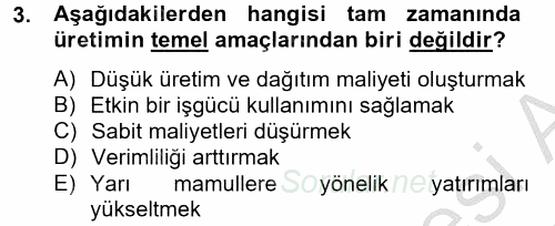 Yeni Teknolojiler ve Çalışma Hayatı 2012 - 2013 Dönem Sonu Sınavı 3.Soru