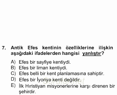 Eğitim Sosyolojisi 2012 - 2013 Ara Sınavı 13.Soru