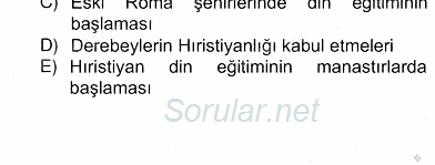 Eğitim Sosyolojisi 2012 - 2013 Ara Sınavı 15.Soru