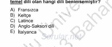 Eğitim Sosyolojisi 2012 - 2013 Ara Sınavı 16.Soru