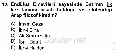 Eğitim Sosyolojisi 2012 - 2013 Ara Sınavı 18.Soru