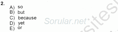 Bağlamsal Dilbilgisi 4 2012 - 2013 Dönem Sonu Sınavı 2.Soru