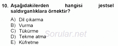 Özel Eğitim 2013 - 2014 Dönem Sonu Sınavı 10.Soru