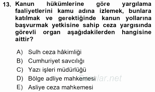 Hukukun Temel Kavramları 2015 - 2016 Ara Sınavı 13.Soru Hukukun Temel Kavramları 2015 - 2016 Ara Sınavı 13.Soru