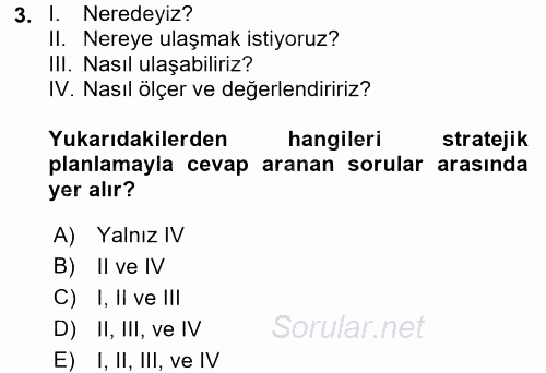 Kamu Mali Yönetimi 2017 - 2018 Dönem Sonu Sınavı 3.Soru