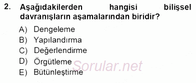 İng. Öğretmenliğinde Öğretim Teknolojileri Ve Materyal Tasarımı 1 2012 - 2013 Ara Sınavı 2.Soru