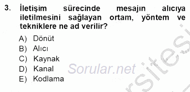 İng. Öğretmenliğinde Öğretim Teknolojileri Ve Materyal Tasarımı 1 2012 - 2013 Ara Sınavı 3.Soru