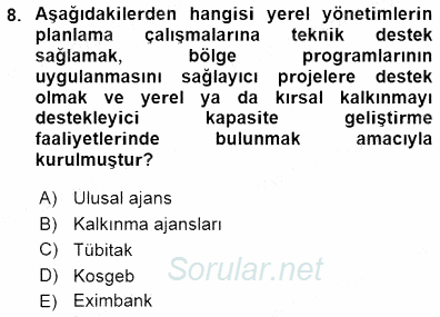 Girişim Finansmanı 2015 - 2016 Dönem Sonu Sınavı 8.Soru