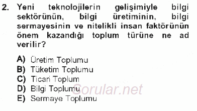 Ulusal Yargı Ağı Projesi 1 2012 - 2013 Tek Ders Sınavı 2.Soru