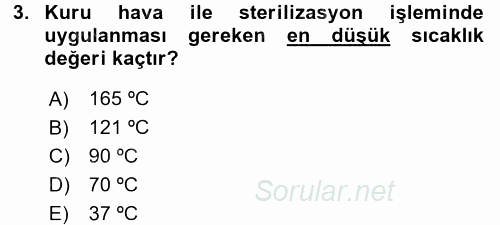 Viroloji 2016 - 2017 Dönem Sonu Sınavı 3.Soru