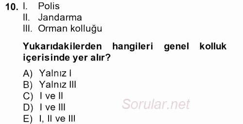 Ceza Muhakemesi Hukuku 2012 - 2013 Ara Sınavı 10.Soru