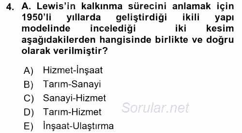 Maliye Politikası 2 2016 - 2017 Dönem Sonu Sınavı 4.Soru