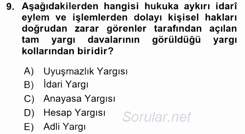 Hukukun Temel Kavramları 2016 - 2017 Ara Sınavı 9.Soru Hukukun Temel Kavramları 2016 - 2017 Ara Sınavı 9.Soru