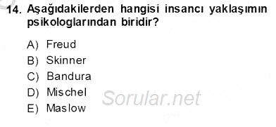 Çocuk Ruh Sağlığı 2013 - 2014 Ara Sınavı 14.Soru