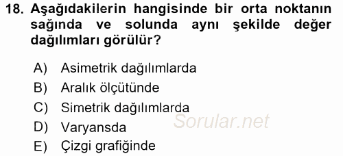 Uluslararası İlişkilerde Araştırma Yöntemleri 2015 - 2016 Tek Ders Sınavı 18.Soru